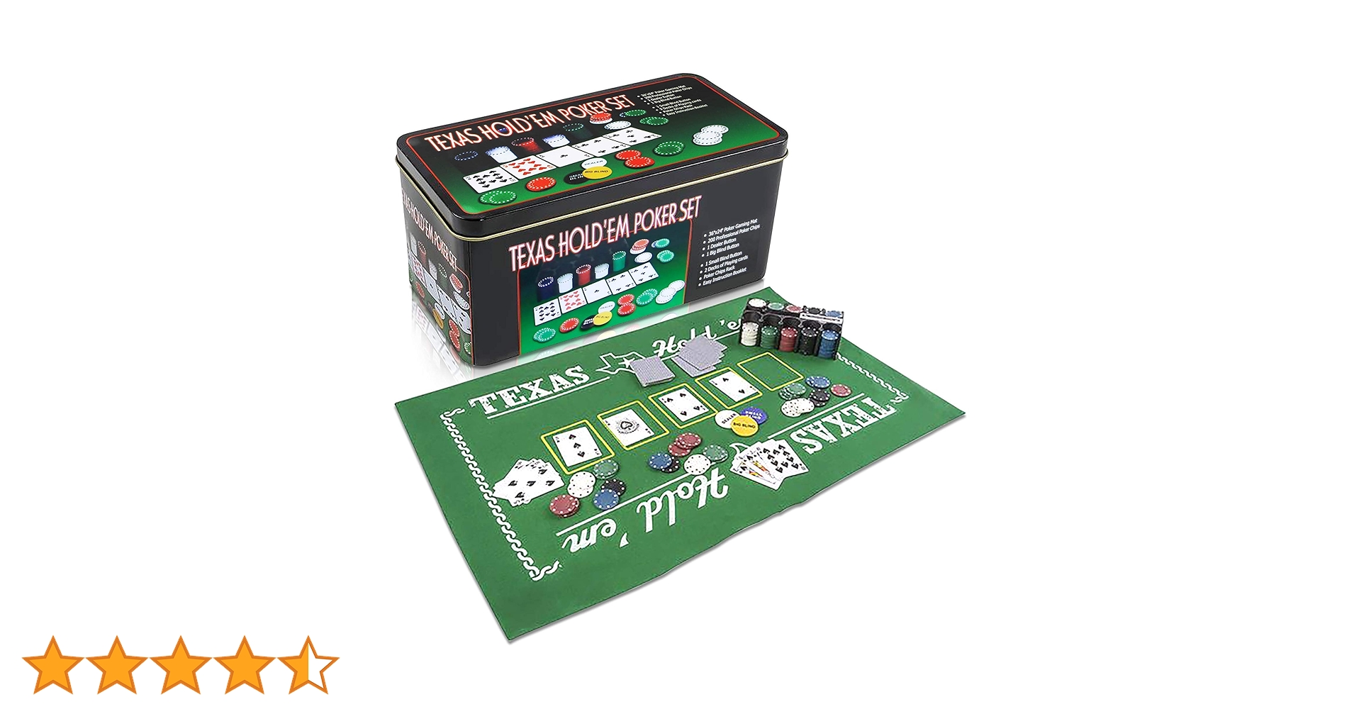 Amazon | Gamie Texas Holdem ポーカーゲームセット - ホールデム